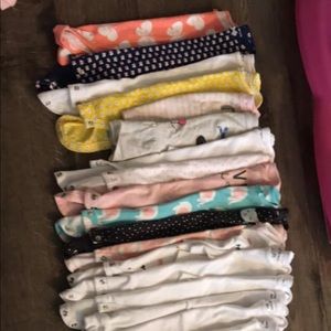 Infant girls onesie lot ( SOLD ON FB )